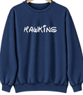 Hawkins, Texas Hometown Crewneck — Navy