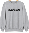 Hayden, Indiana Hometown Crewneck — Sport Grey