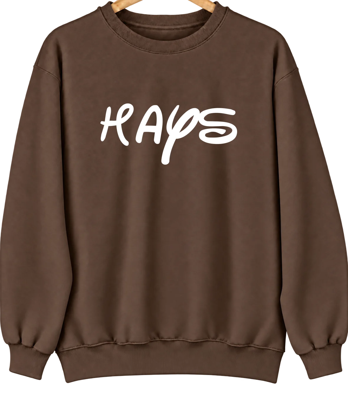 Hays, Montana Hometown Crewneck — Brown