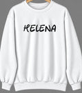 Helena, South Carolina Hometown Crewneck — White