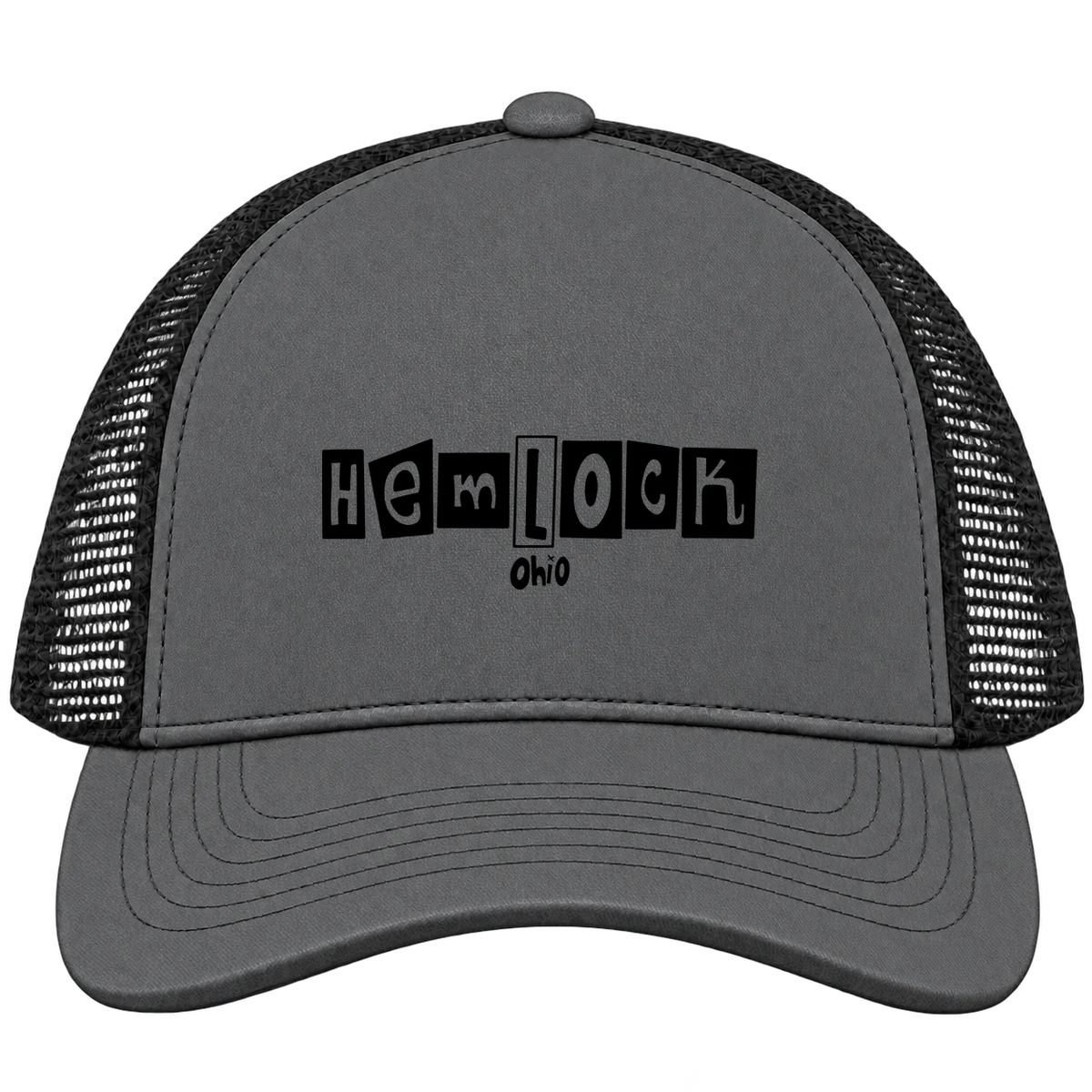 Hemlock, Ohio Hometown Trucker Cap