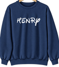 Henry, South Dakota Hometown Crewneck — Navy