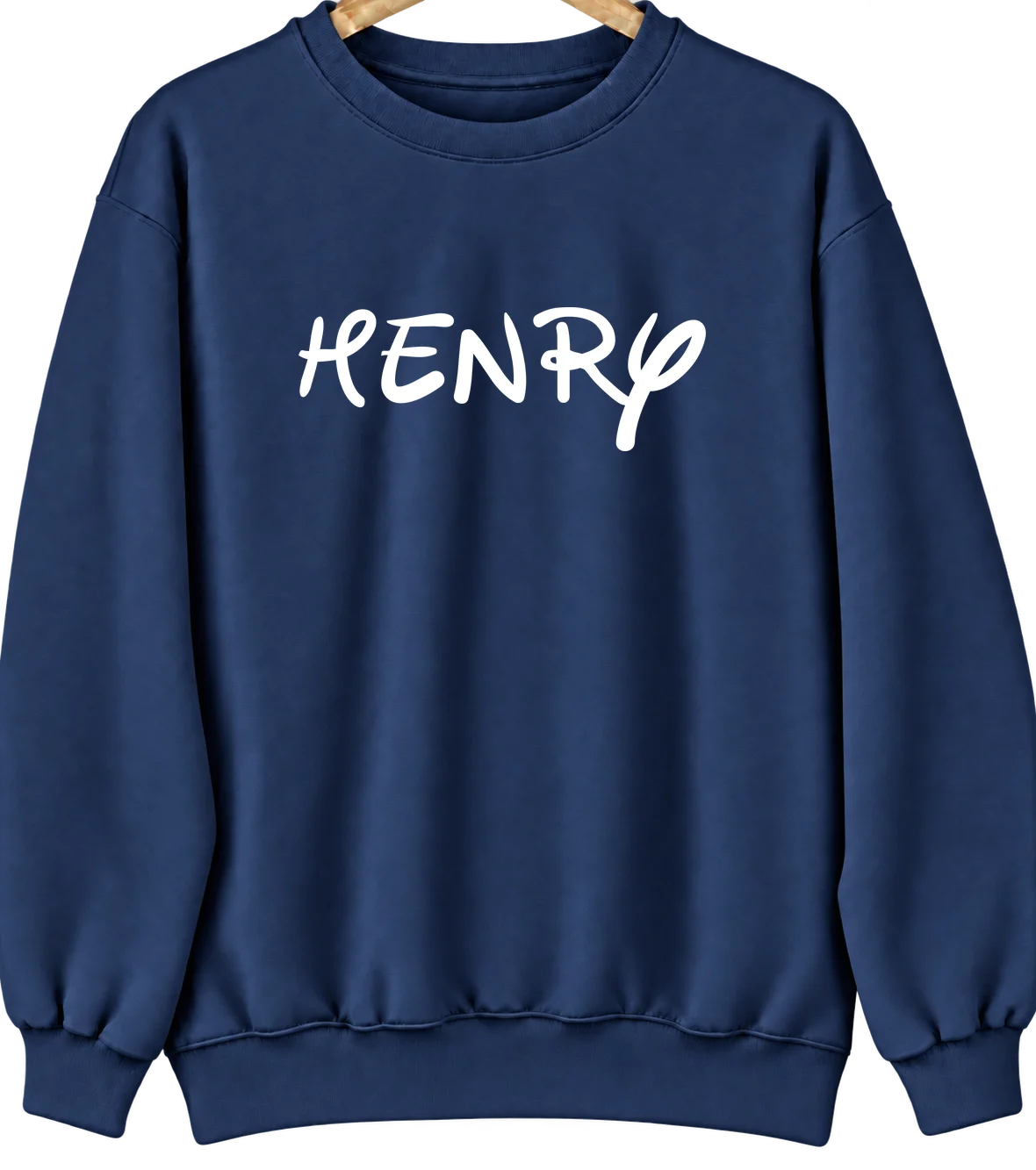 Henry, South Dakota Hometown Crewneck — Navy