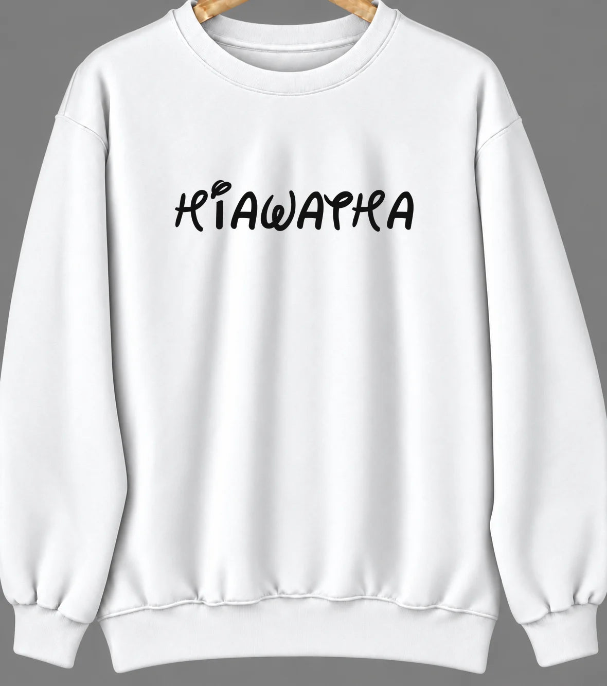 Hiawatha, Kansas Hometown Crewneck — White