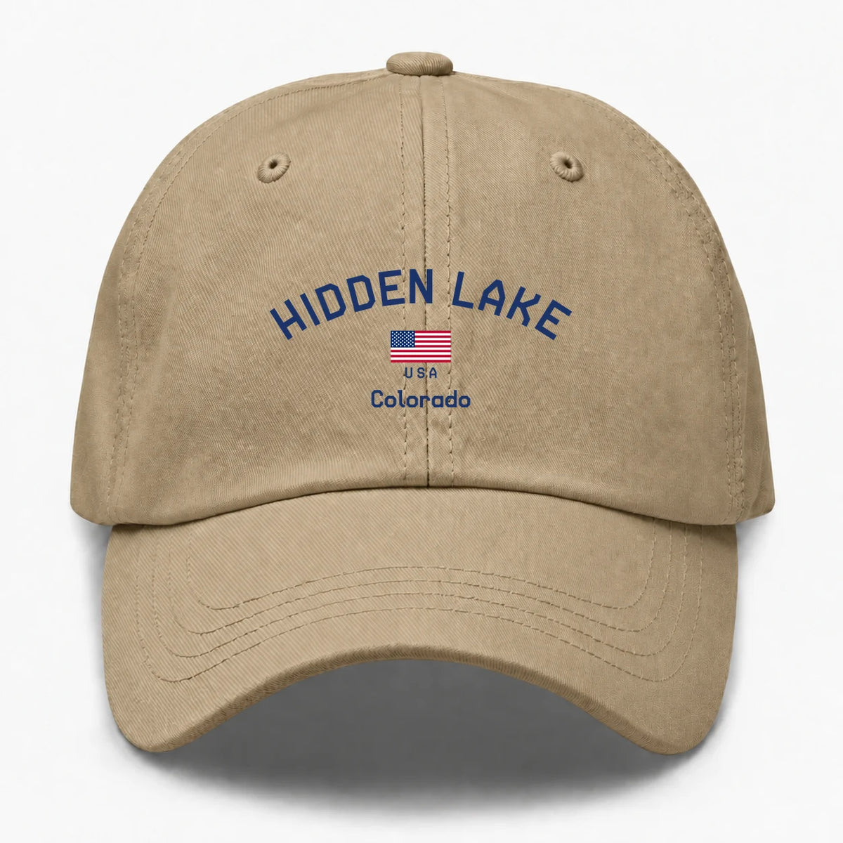 Hidden Lake, Colorado Hometown Dad Hat