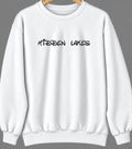 Hidden Lakes, Ohio Hometown Crewneck — White