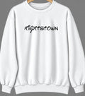Hightstown, New Jersey Hometown Crewneck — White