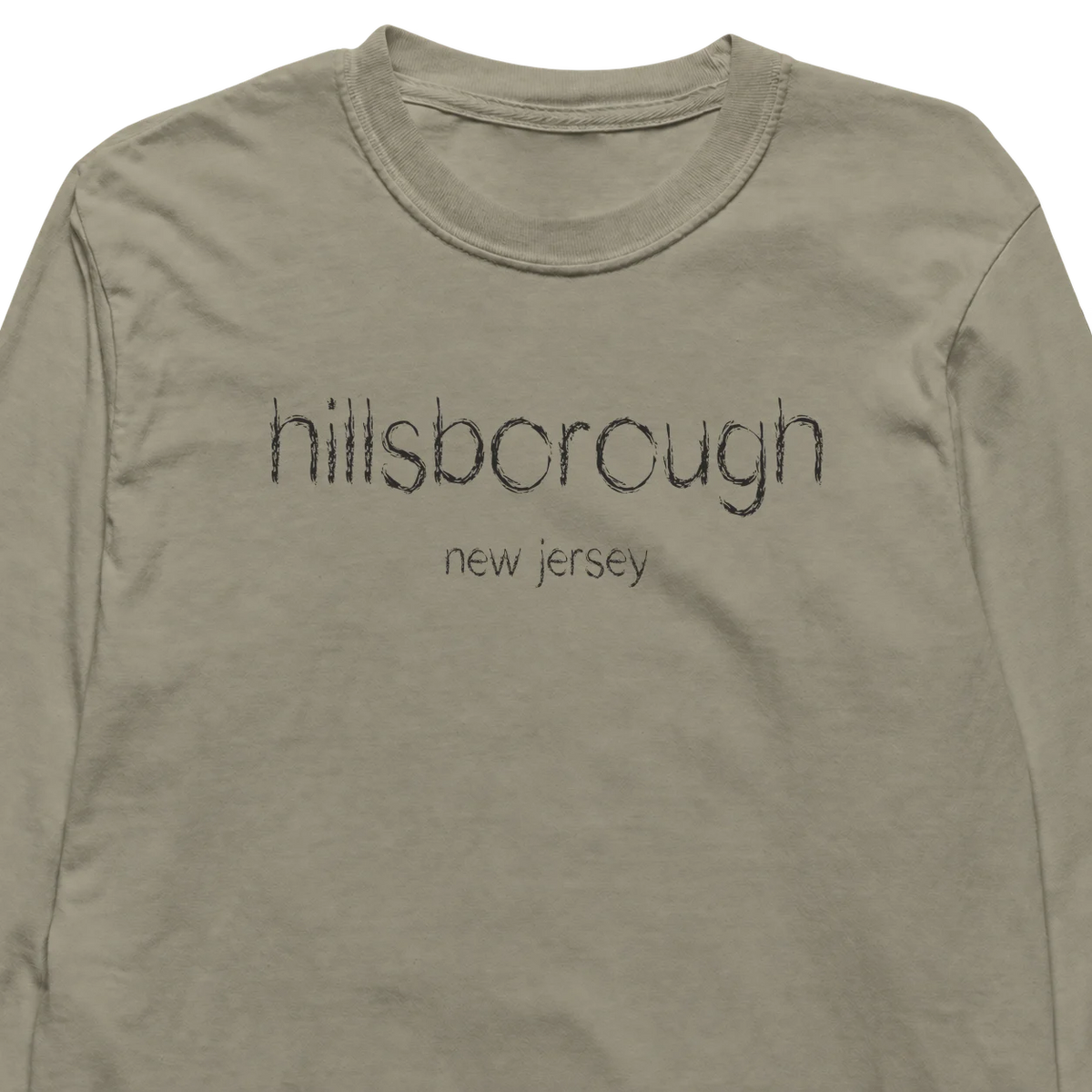 Hillsborough, New Jersey Hometown Long-Sleeve