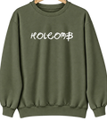 Holcomb, Kansas Hometown Crewneck — Military Green