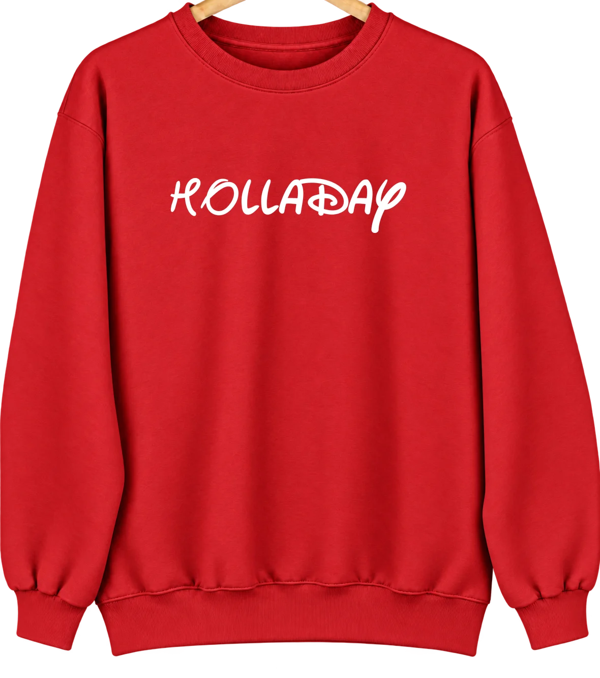 Holladay, Utah Hometown Crewneck — Red