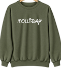 Holliday, Texas Hometown Crewneck — Military Green