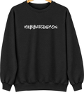 Hubbardston, Michigan Hometown Crewneck — Black