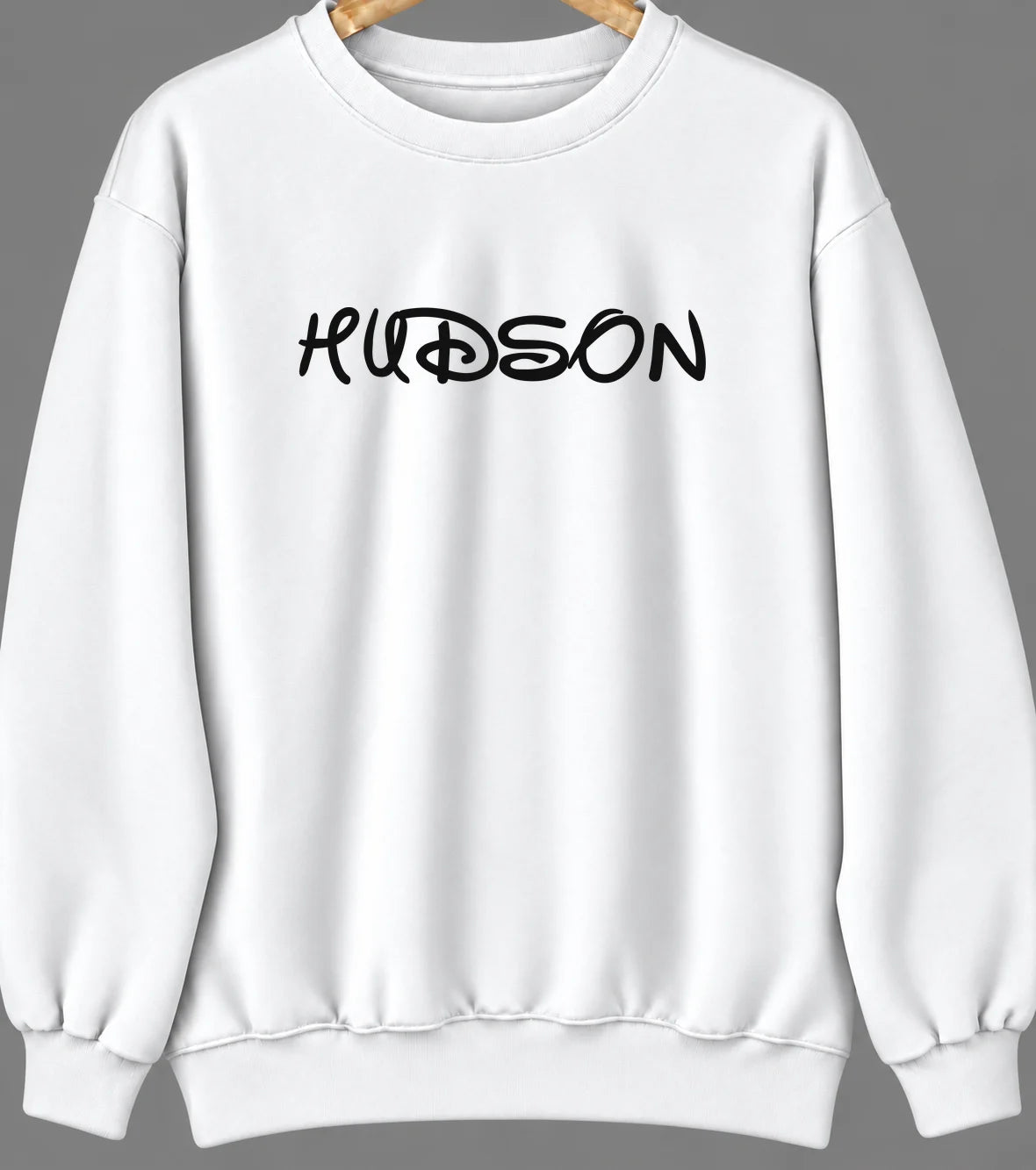 Hudson, Iowa Hometown Crewneck — White