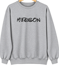 Hudson, Texas Hometown Crewneck — Sport Grey