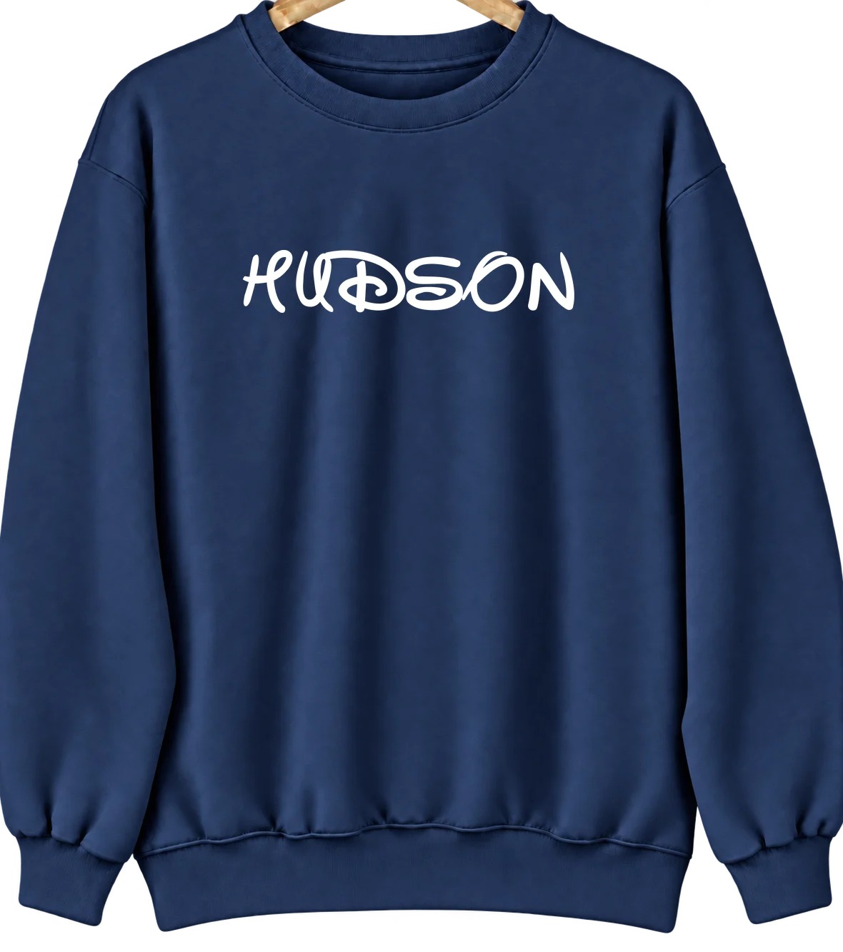 Hudson, Wisconsin Hometown Crewneck — Navy