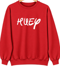 Huey, Illinois Hometown Crewneck — Red