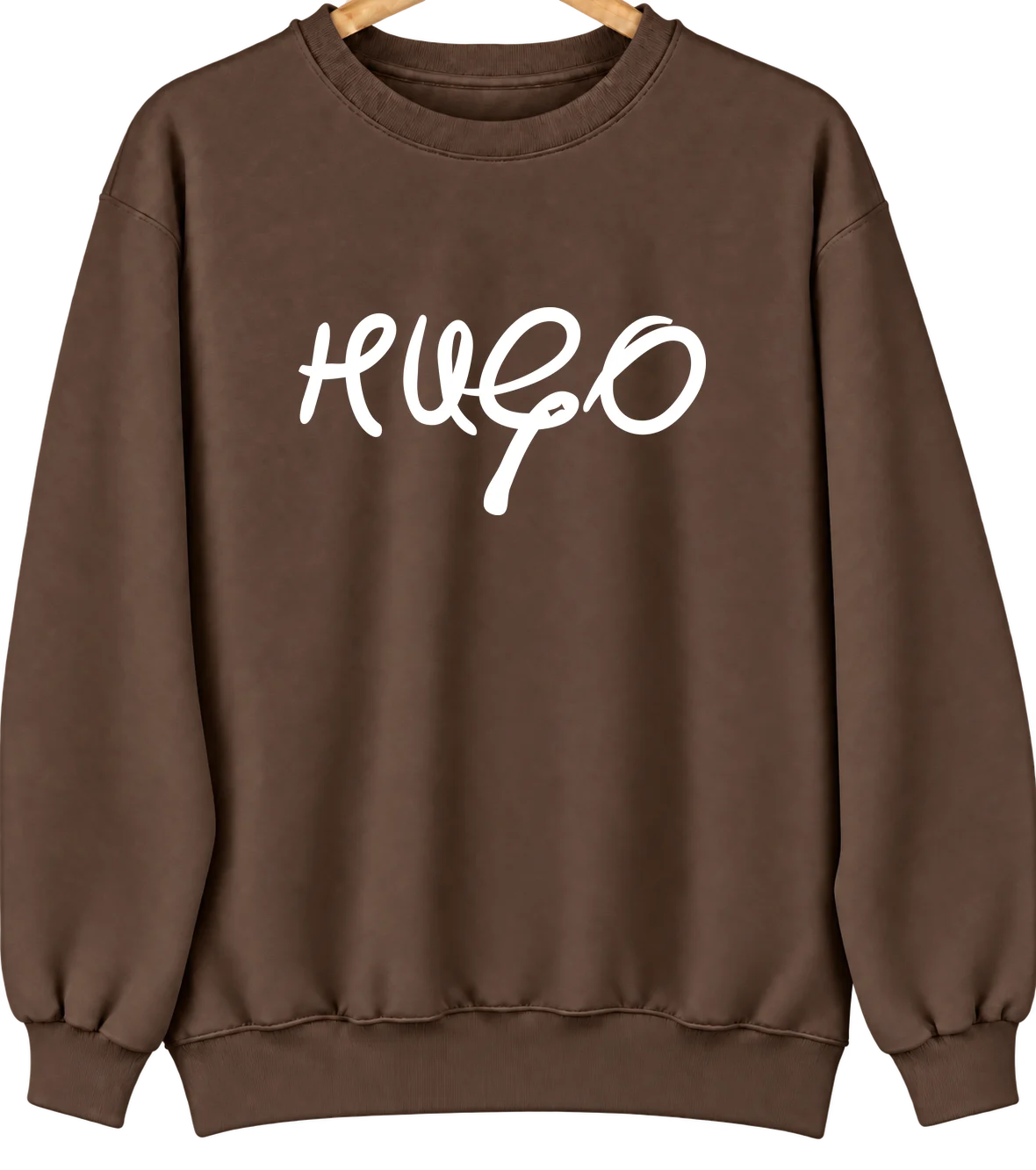 Hugo, Minnesota Hometown Crewneck — Brown
