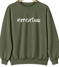 Hutchins, Texas Hometown Crewneck — Military Green