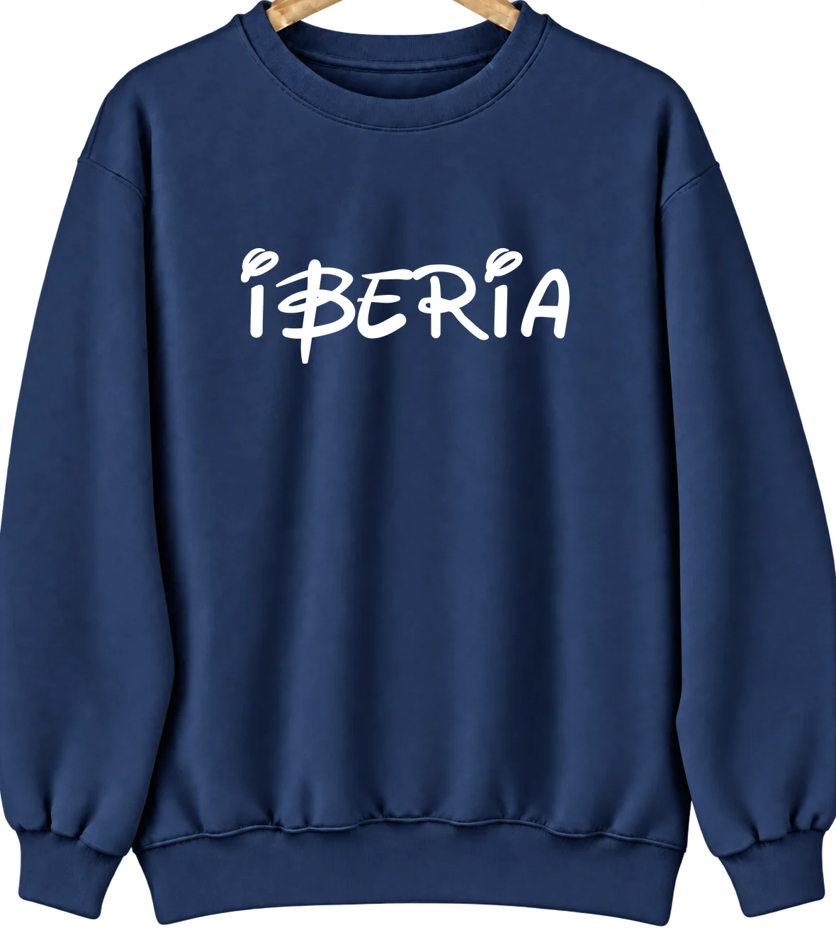 Iberia, Ohio Hometown Crewneck — Navy