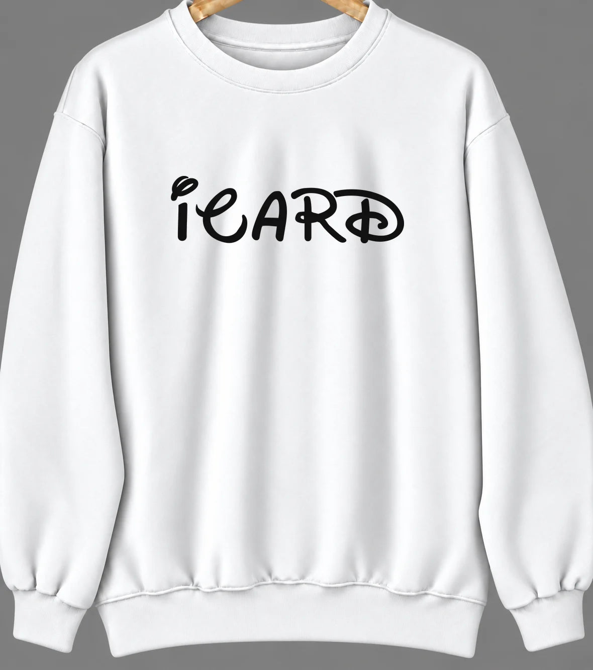 Icard, North Carolina Hometown Crewneck — White