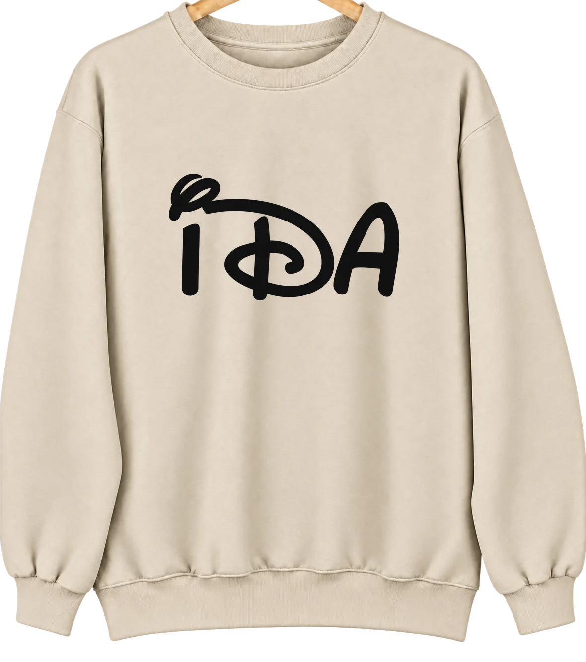 Ida, Louisiana Hometown Crewneck — Sand