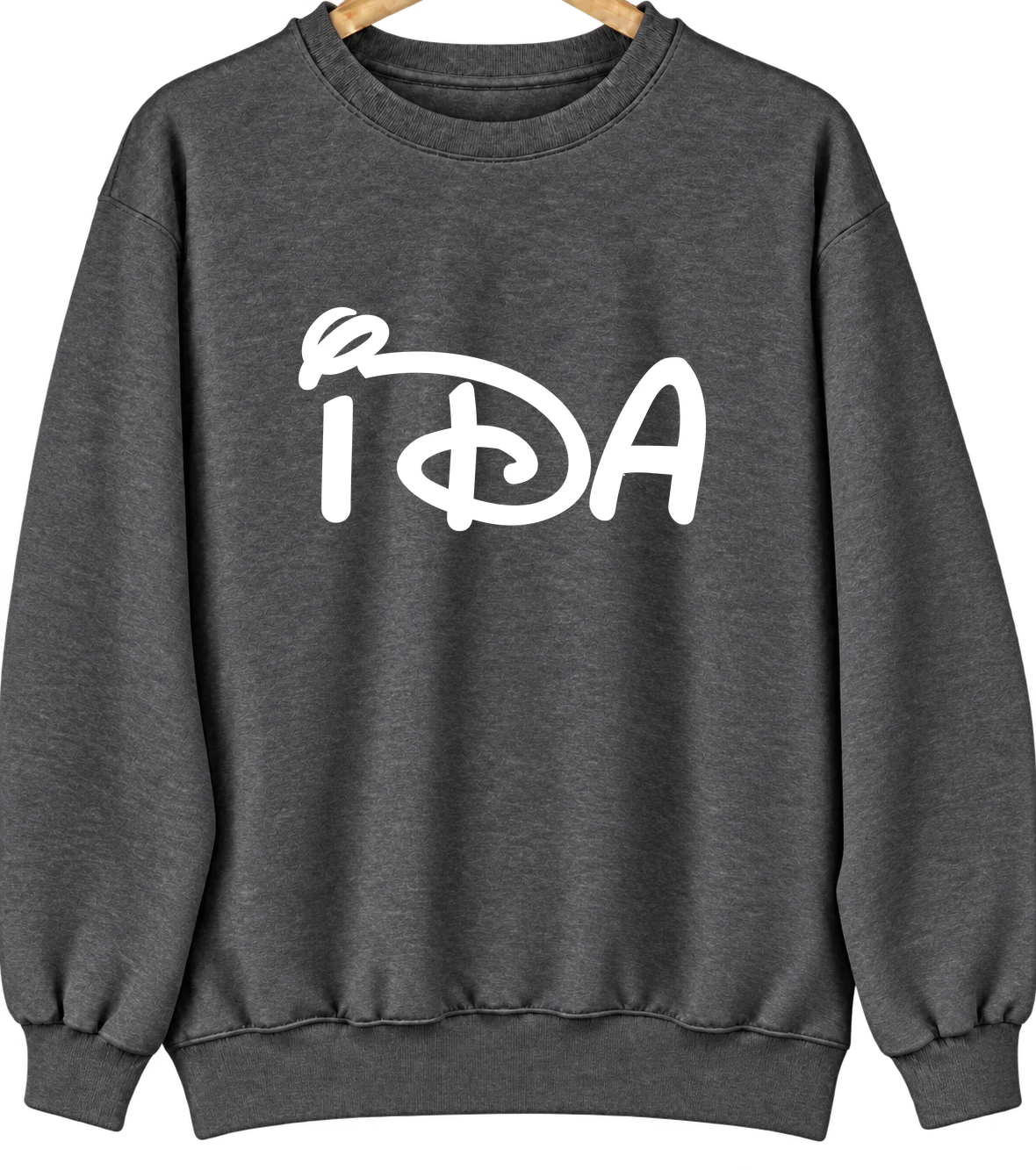 Ida, Michigan Hometown Crewneck — Dark Heather