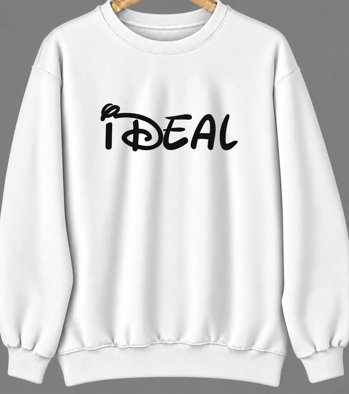Ideal, South Dakota Hometown Crewneck — White