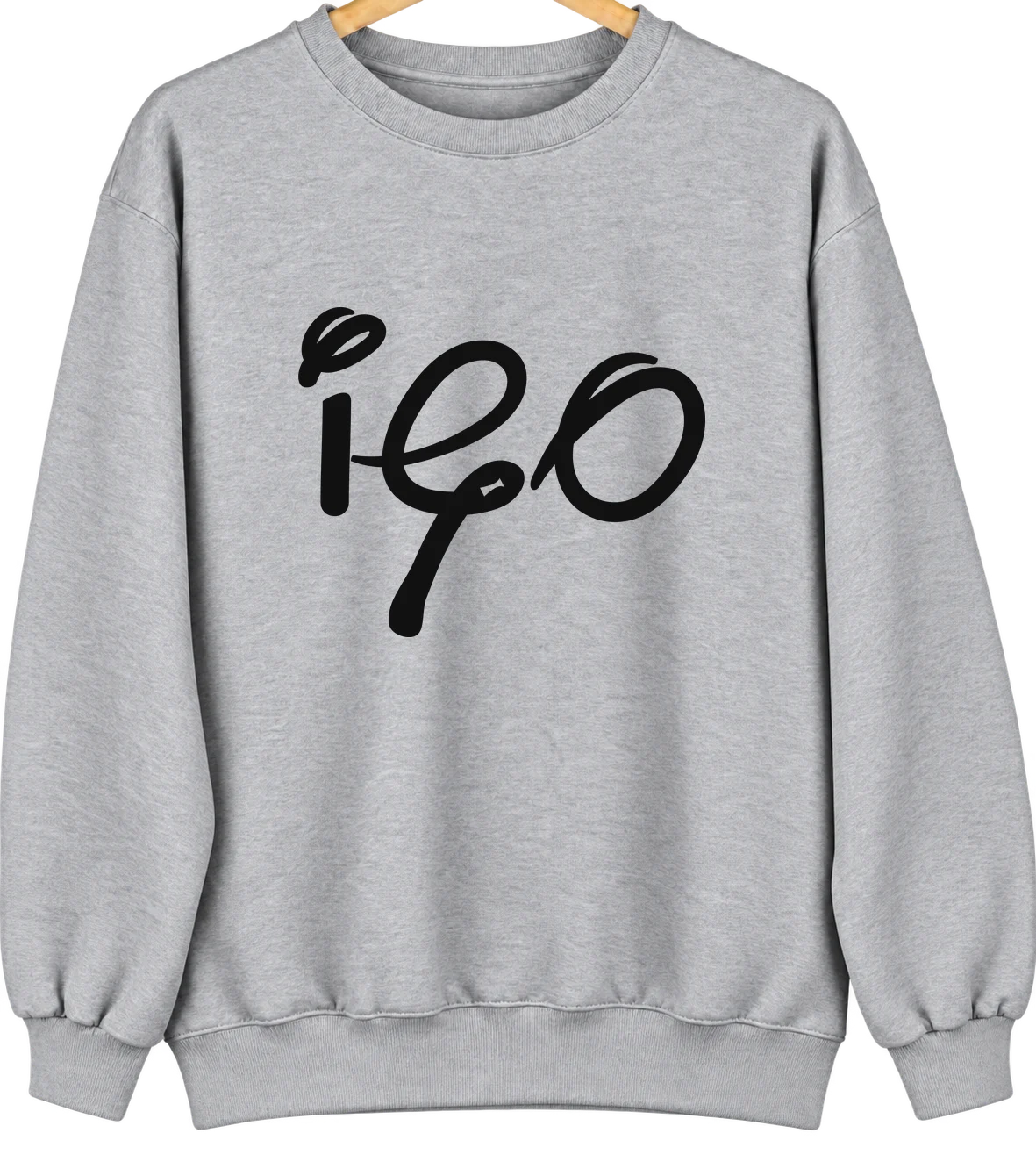 Igo, California Hometown Crewneck — Sport Grey
