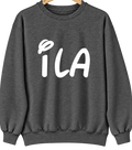 Ila, Georgia Hometown Crewneck — Dark Heather