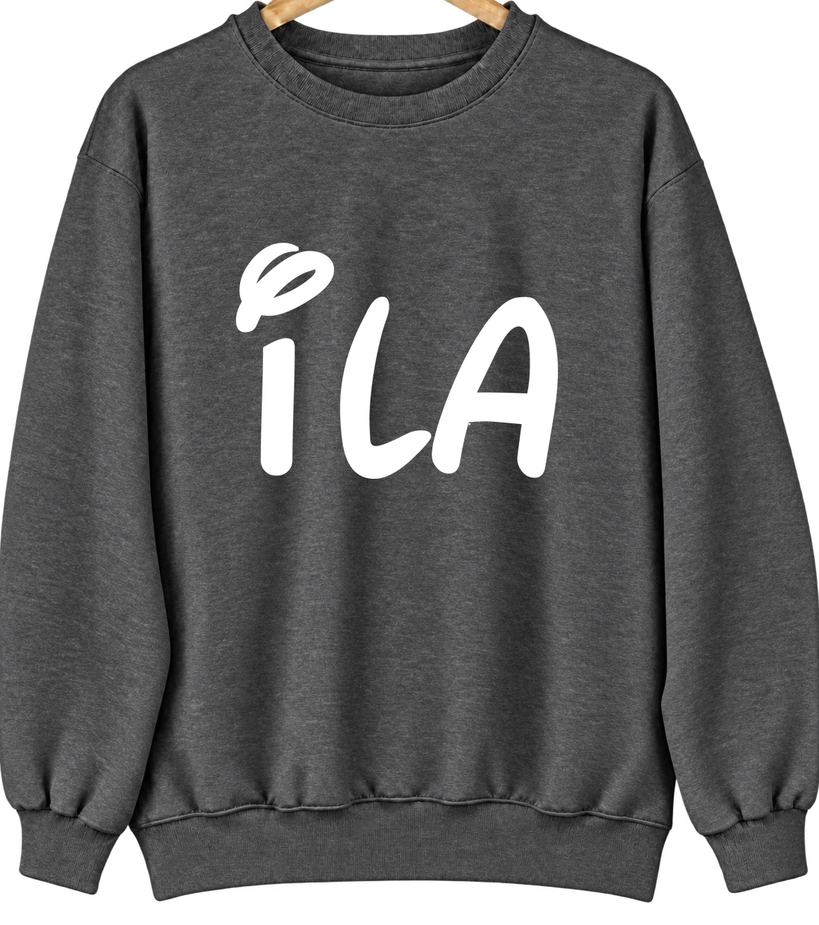 Ila, Georgia Hometown Crewneck — Dark Heather