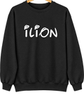 Ilion, New York Hometown Crewneck — Black