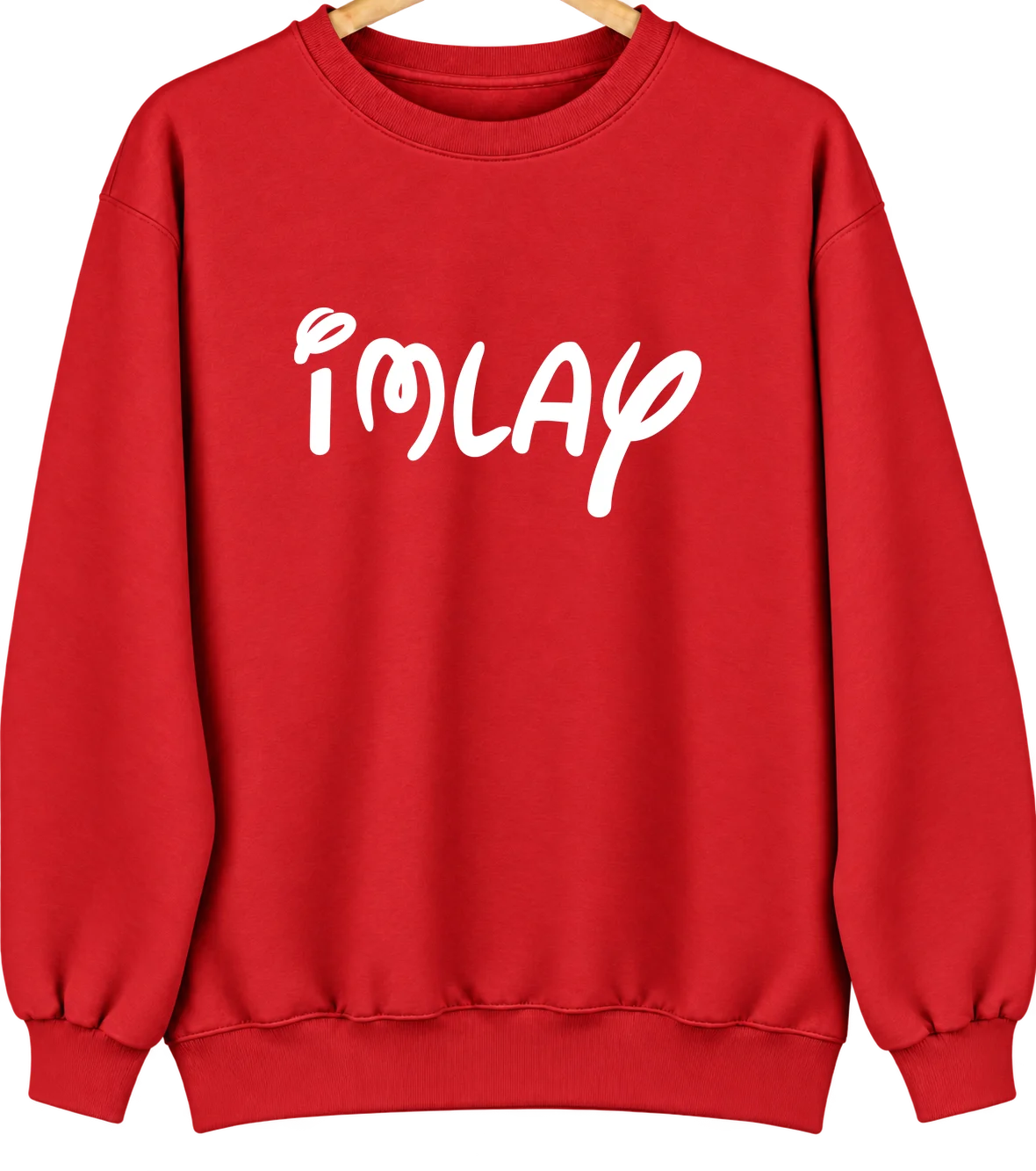 Imlay, Nevada Hometown Crewneck — Red