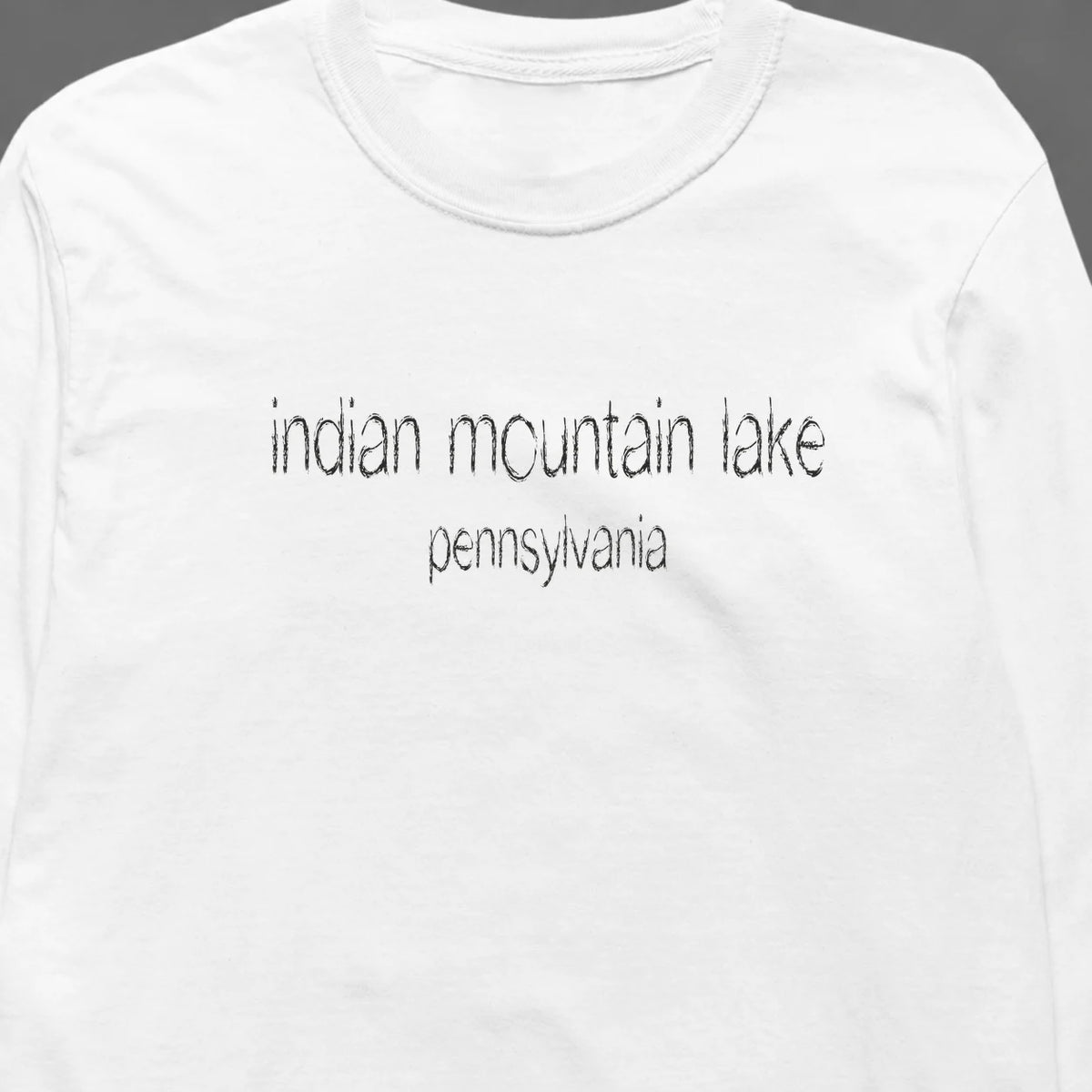 Indian Mountain Lake, Pennsylvania Hometown Long-Sleeve