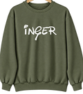 Inger, Minnesota Hometown Crewneck — Military Green