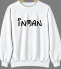 Inman, Nebraska Hometown Crewneck — White
