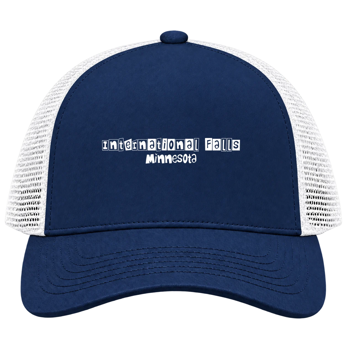 International Falls, Minnesota Hometown Trucker Cap