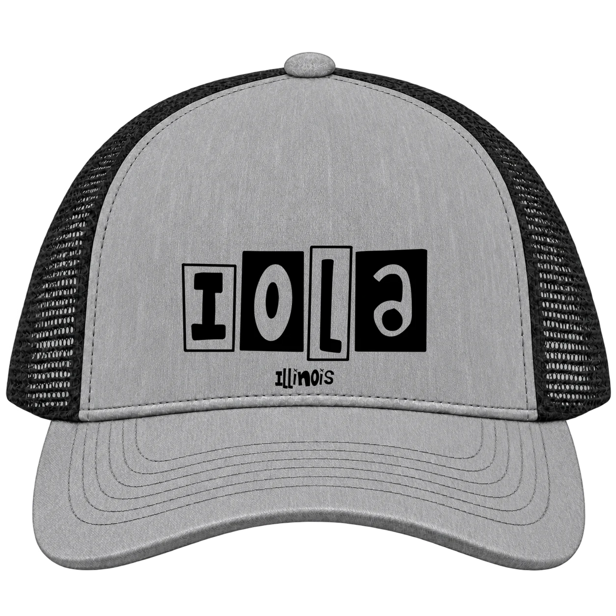 Iola, Illinois Hometown Trucker Cap