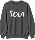 Iola, Illinois Hometown Crewneck — Dark Heather
