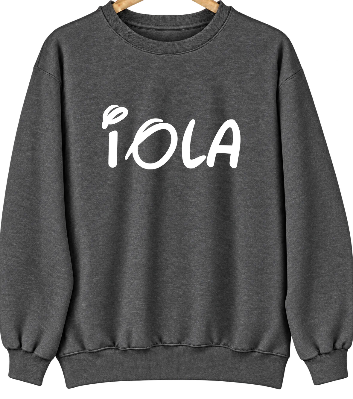 Iola, Illinois Hometown Crewneck — Dark Heather