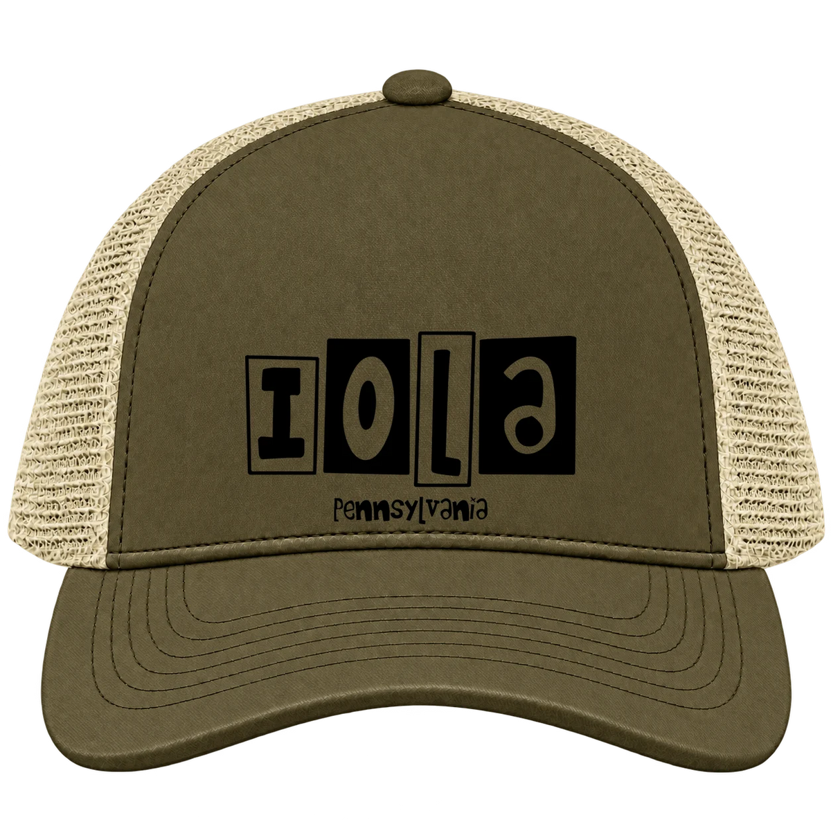 Iola, Pennsylvania Hometown Trucker Cap