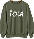 Iola, Pennsylvania Hometown Crewneck — Military Green