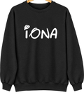 Iona, Florida Hometown Crewneck — Black