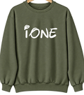 Ione, Oregon Hometown Crewneck — Military Green