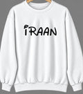 Iraan, Texas Hometown Crewneck — White