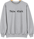 Iron River, Wisconsin Hometown Crewneck — Sport Grey