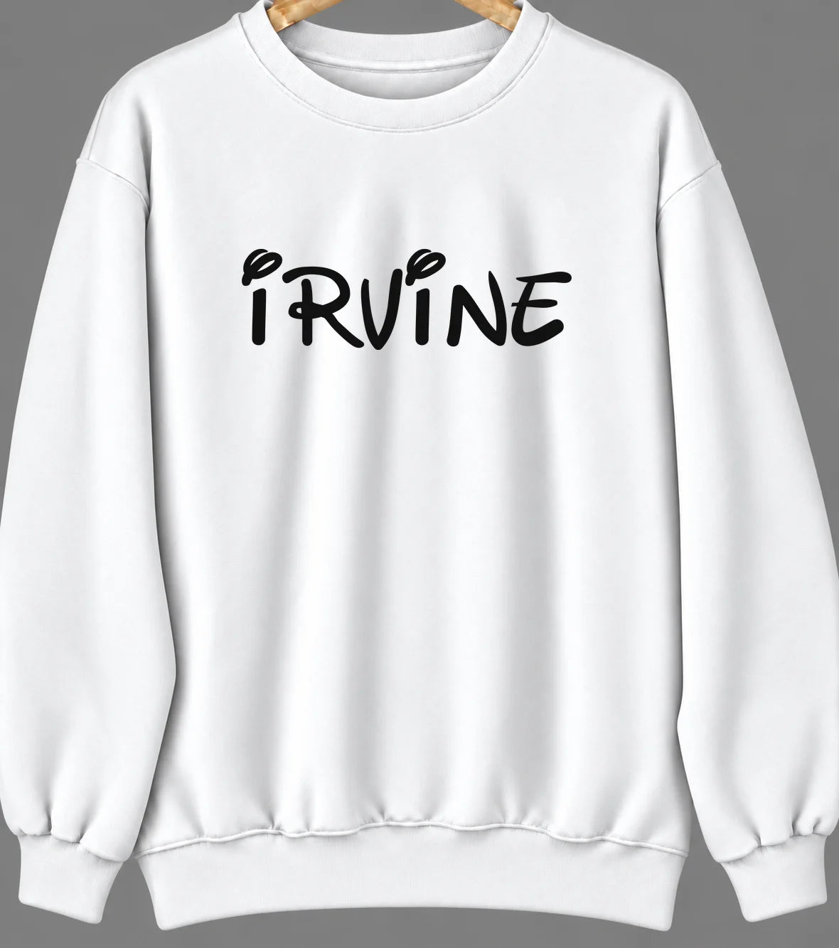Irvine, Kentucky Hometown Crewneck — White