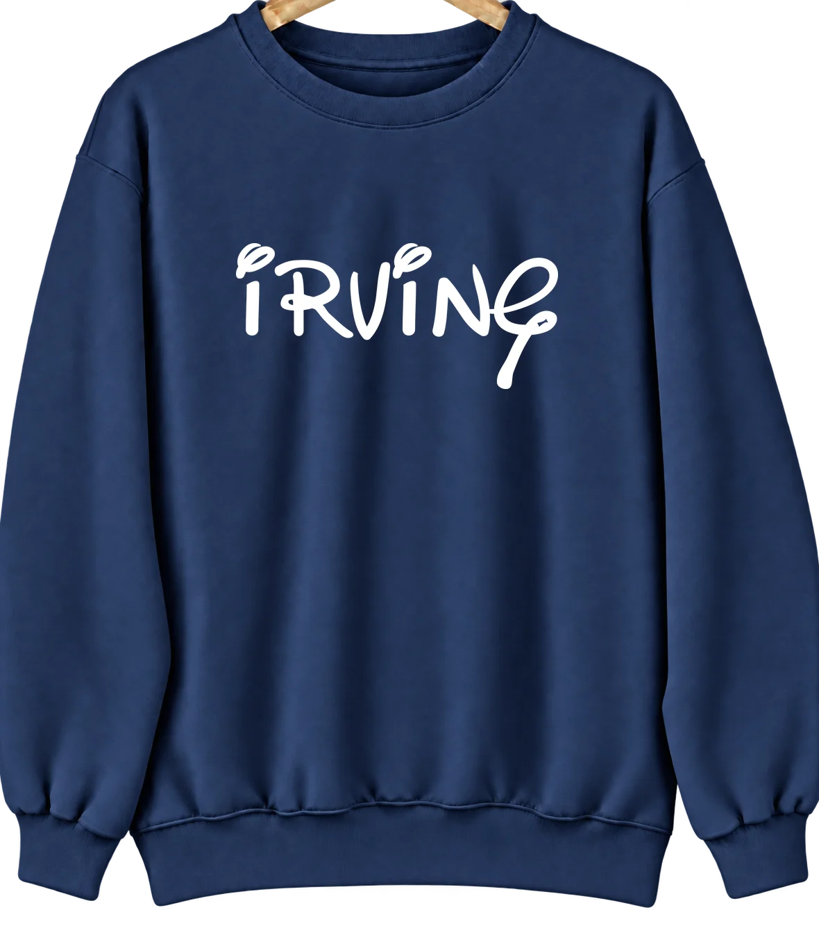 Irving, Illinois Hometown Crewneck — Navy