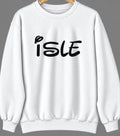 Isle, Minnesota Hometown Crewneck — White