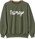 Ismay, Montana Hometown Crewneck — Military Green