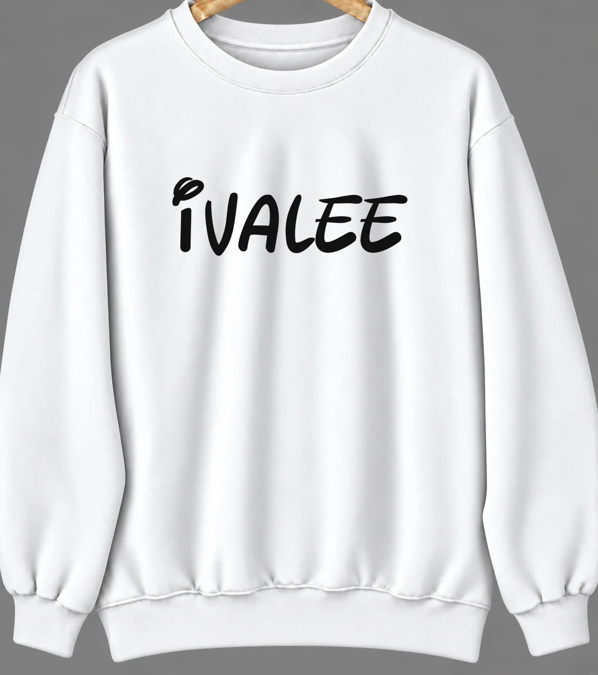 Ivalee, Alabama Hometown Crewneck — White
